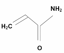 molécula de acrilamida