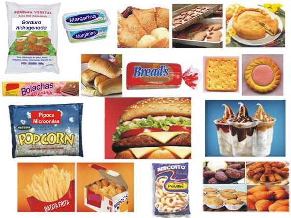 Alimentos com gordura trans