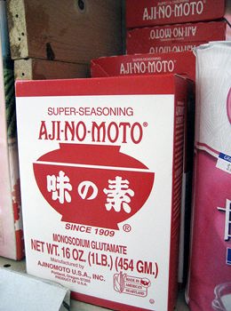 Glutamato monossódico MSG