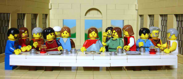 Última Ceia Lego