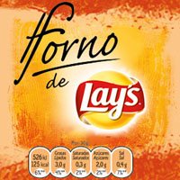 Batatas fritas Lay's com rótulo errado